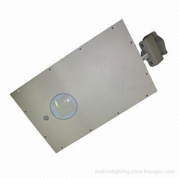 Integrated Solar Powered Garden Light, 15W Power, All-in-one with Motion Sensor